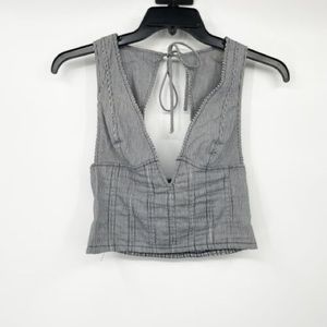 Free People Tightly Bound Stripe Tank Size M